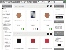 Tablet Screenshot of beauteocean-indien.com
